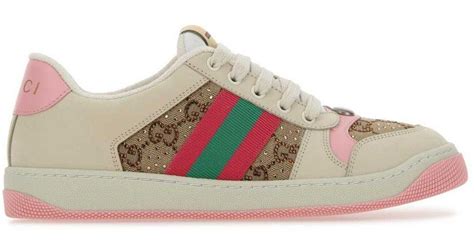 fake gucci screener sneakers|gucci screener sneaker with crystals.